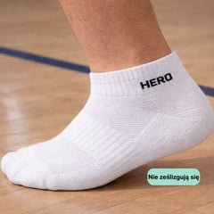 Sports Low Socks - White 4 pary