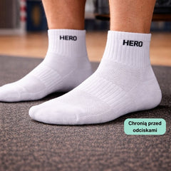 Sports Mid Socks - Black 4 pary