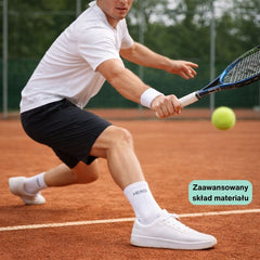 Tennis Socks - White 4 pary