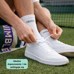 Tennis Socks - White 4 pary